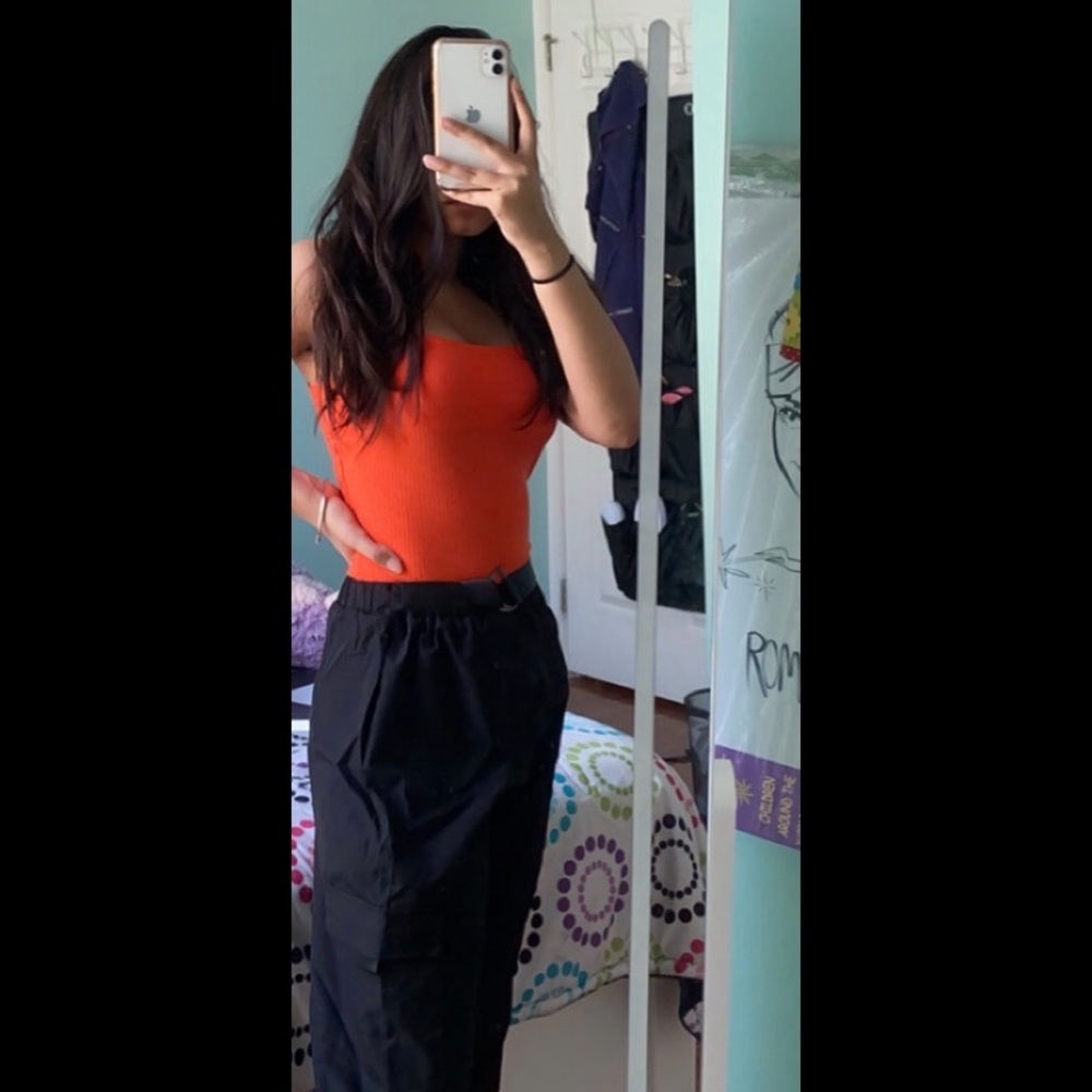 Orange Cami Shirt